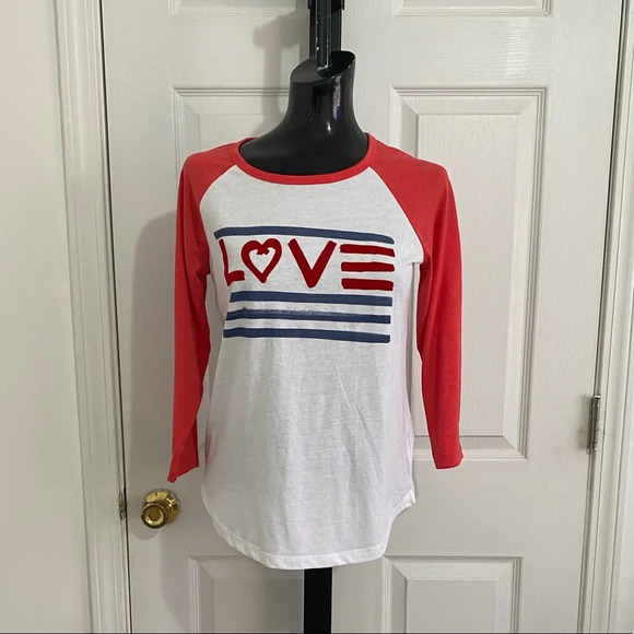 EV1 Ellen DeGeneres 3/4 sleeve shirt size small - Picture 1 of 7
